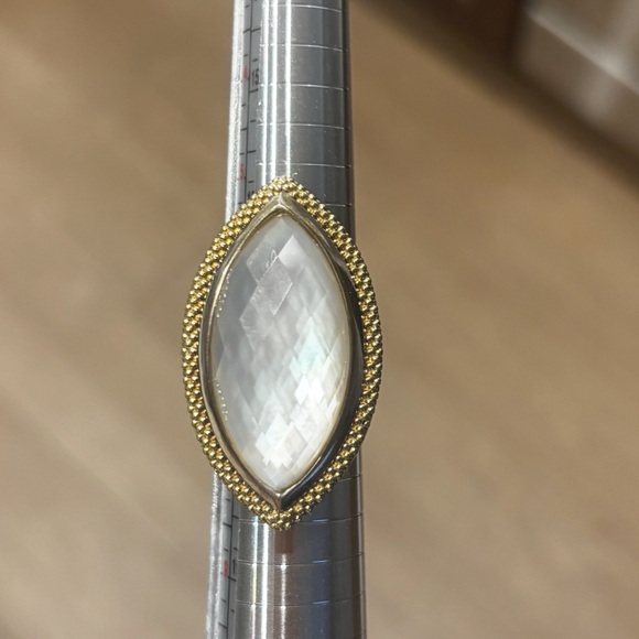 LAGOS Caviar Mother of Pearl Doublet Ring - Size 7